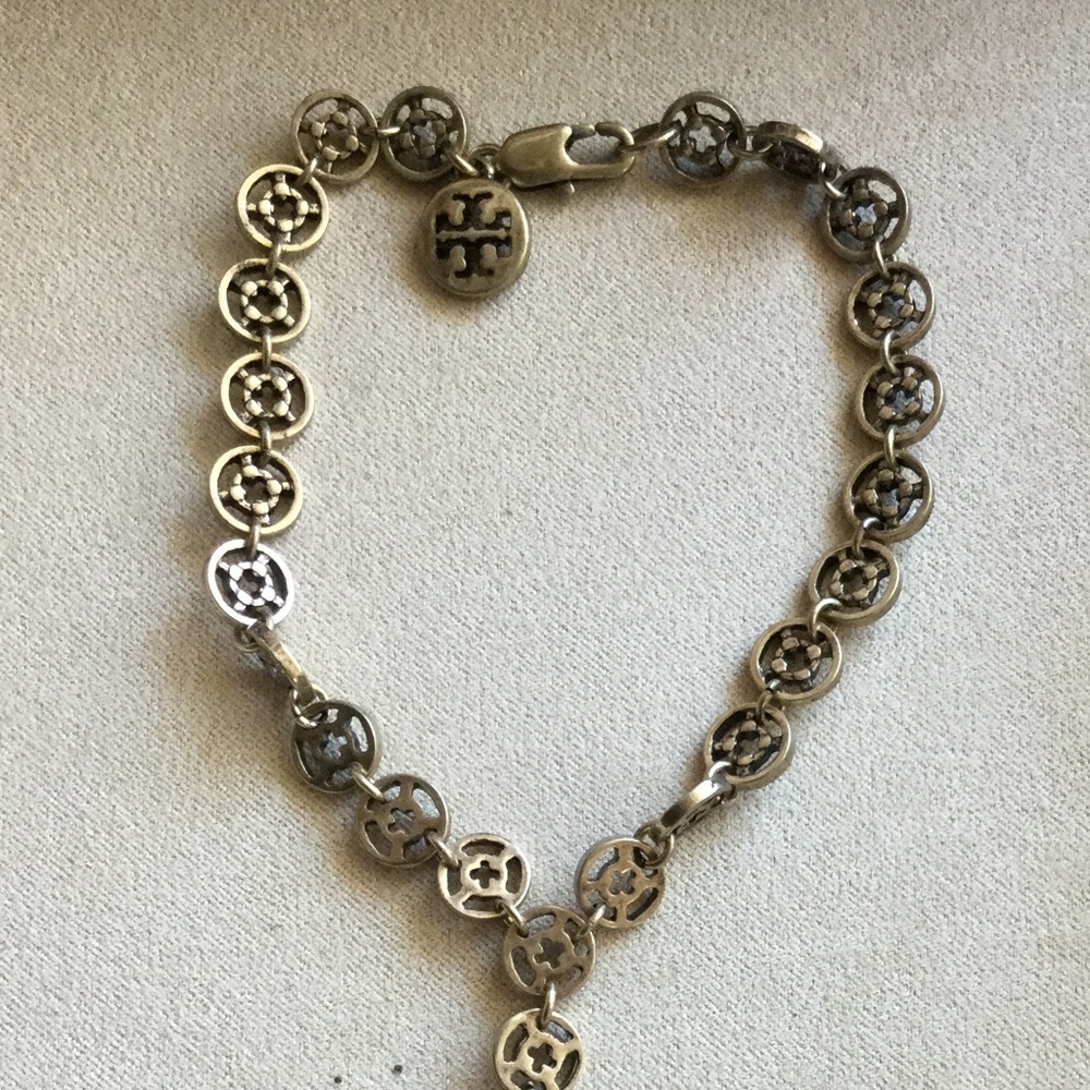 NEW Tory Burch Stone Ring Hand Chain - Picture 6 of 7